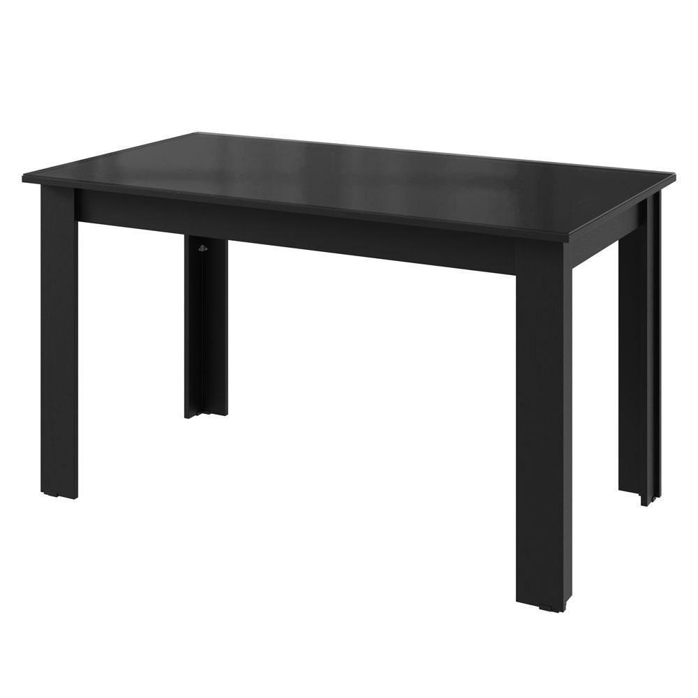 Conjunto Mesa de Jantar 4 Cadeiras Preto/rustic Kiara - 10