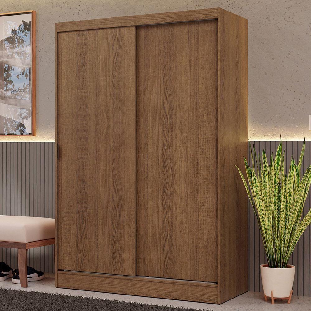 Guarda-roupa 2 Portas De Correr Rustic Max Madesa Rustic - 1