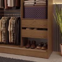 Guarda-roupa 2 Portas De Correr Rustic Max Madesa Rustic - 10