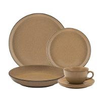 Aparelho De Jantar 30 Peças Flat Ocre Oxford - 1