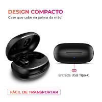 Fone de Ouvido Earbud Aiwa Aws-eb-03-b Bt Ipx5 Anc Modo Ambiente Bivolt - 2