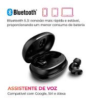 Fone de Ouvido Earbud Aiwa Aws-eb-03-b Bt Ipx5 Anc Modo Ambiente Bivolt - 3