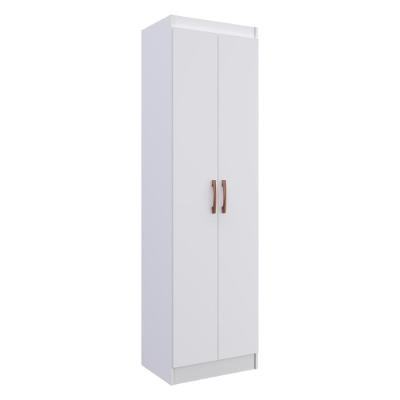 Guarda-roupas Solteiro 2 Portas Multimóveis Cr35217 Branco Branco