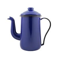 Bule Para Café Tradicional Esmaltado Azul 1,5 L Ewel - 1