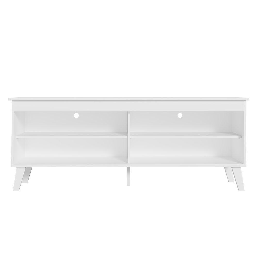 Rack P/Tv Até 65 Polegadas Com Pés Branco Turim Madesa - 3