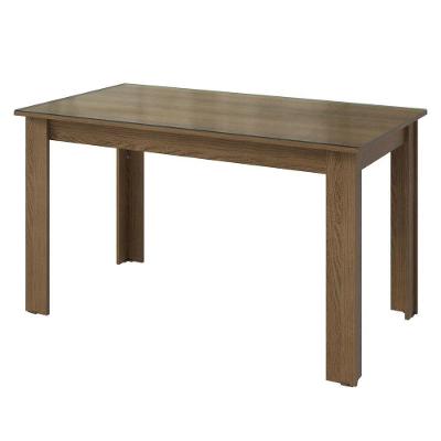 Mesa de Jantar Tampo Vidro 6 Cadeiras Rustic-crema-bege