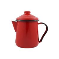 Leiteira Tradicional Esmaltada Vermelho 1,1 L Ewel - 1