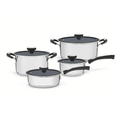 Jogo De Panelas Solar Ceramic 4 Peças Em Aço Tramontina