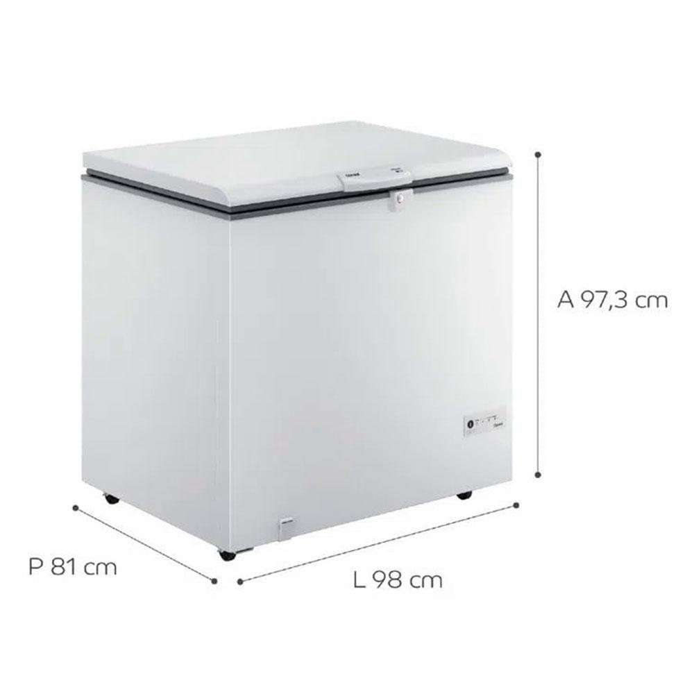 Freezer/Refrigerador Consul C/309 Litros/1 Porta Branco - 3
