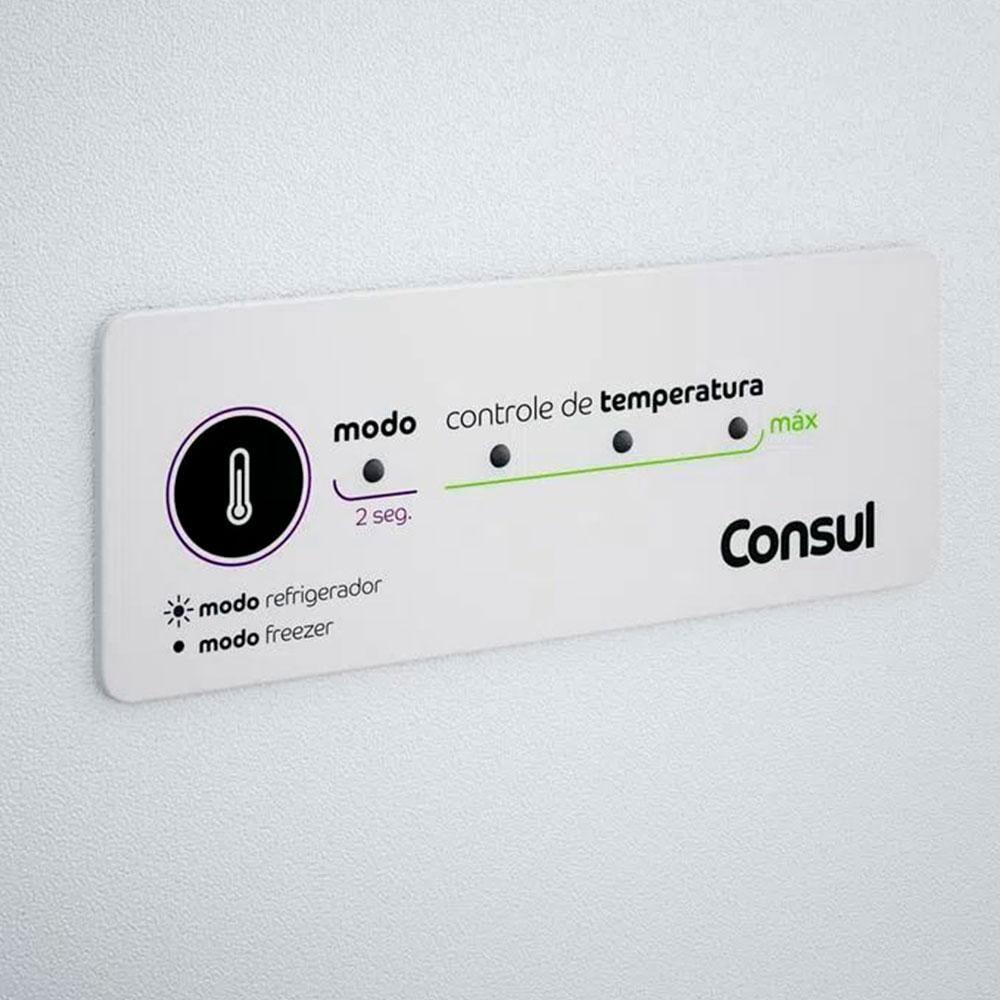 Freezer/Refrigerador Consul C/309 Litros/1 Porta Branco - 4
