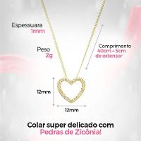 Coração Pingente Mãe + Caixa Corrente Feminina Banhado Moda Casual Qualidade Premium Presente Social