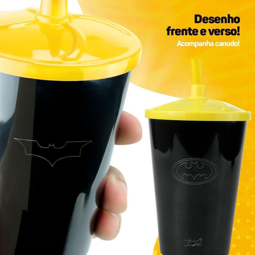 Infantil Prova Dagua Preto Relogio Digital Led + Copo Batman Qualidade Original Silicone - 4