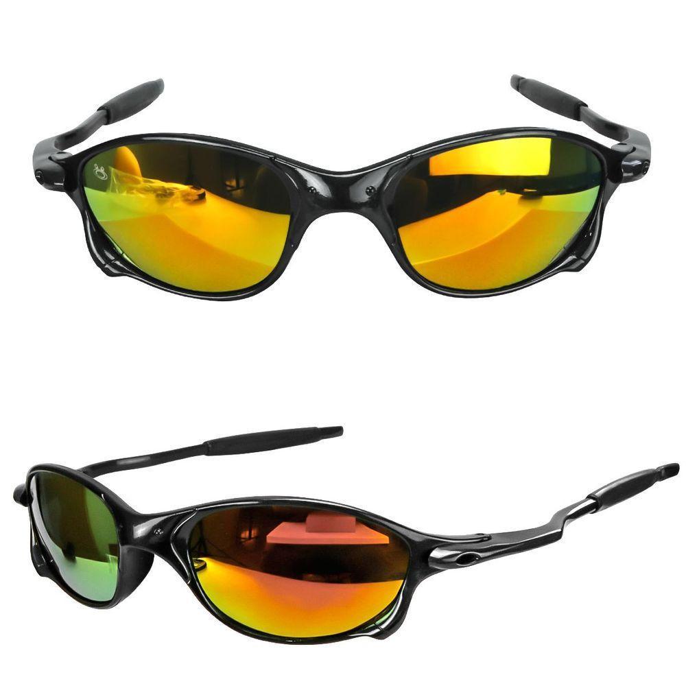 Oculos Sol Masculino Preto Proteção Uv Lupa Lente Espelhada Original Casual Presente Estiloso Social - 1