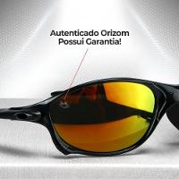 Oculos Sol Masculino Preto Proteção Uv Lupa Lente Espelhada Original Casual Presente Estiloso Social - 6