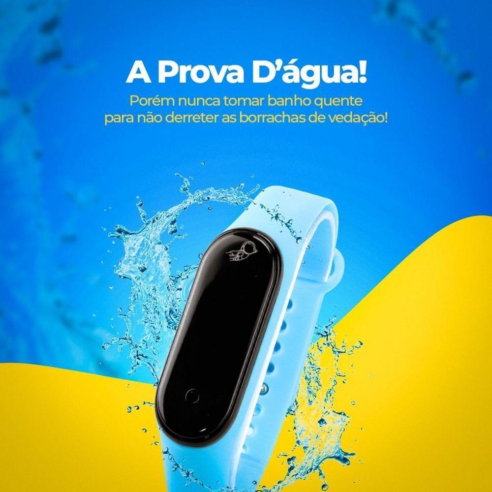 Relogio Digital Prova Dagua Bracelete Infantil Ajustavel Original Verde Agua Qualidade Data - 5