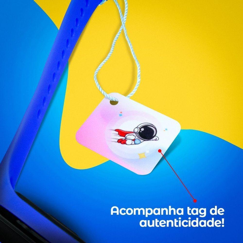 Relogio Digital Bracelete Infantil Prova Dagua Ajustavel Silicone Presente Azul Adolescente - 2