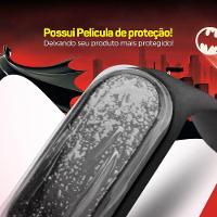 Relogio Digital Prova Dagua Bracelete Infantil + Batman Heroi Silicone Presente Preto Adolescente - 2