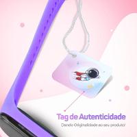 Relogio Digital Prova Dagua Bracelete + Ajustavel Infantil Original Data Lilas Silicone Criança Roxo - 2