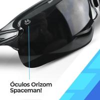 Relogio Digital Prova Dagua + Oculos Sol Proteção Uv Esportivo Cronometro Robusto Data Preto Azul - 2
