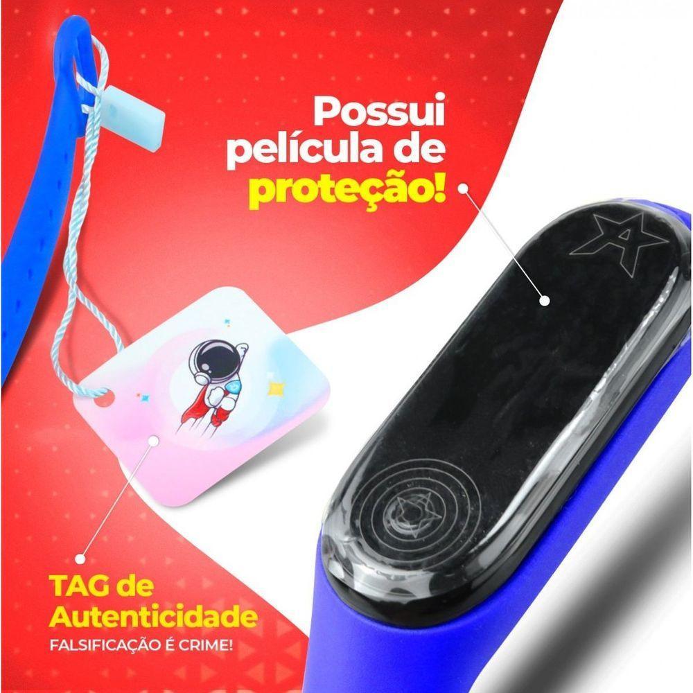 Relogio Digital Led Prova Dagua + Copo Capitao America Presente Pulseira Ajustavel Resistente Menino - 7