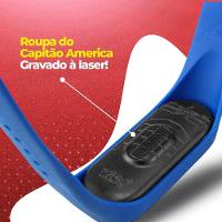Relogio Digital Led Prova Dagua + Copo Capitao America Presente Pulseira Ajustavel Resistente Menino - 10
