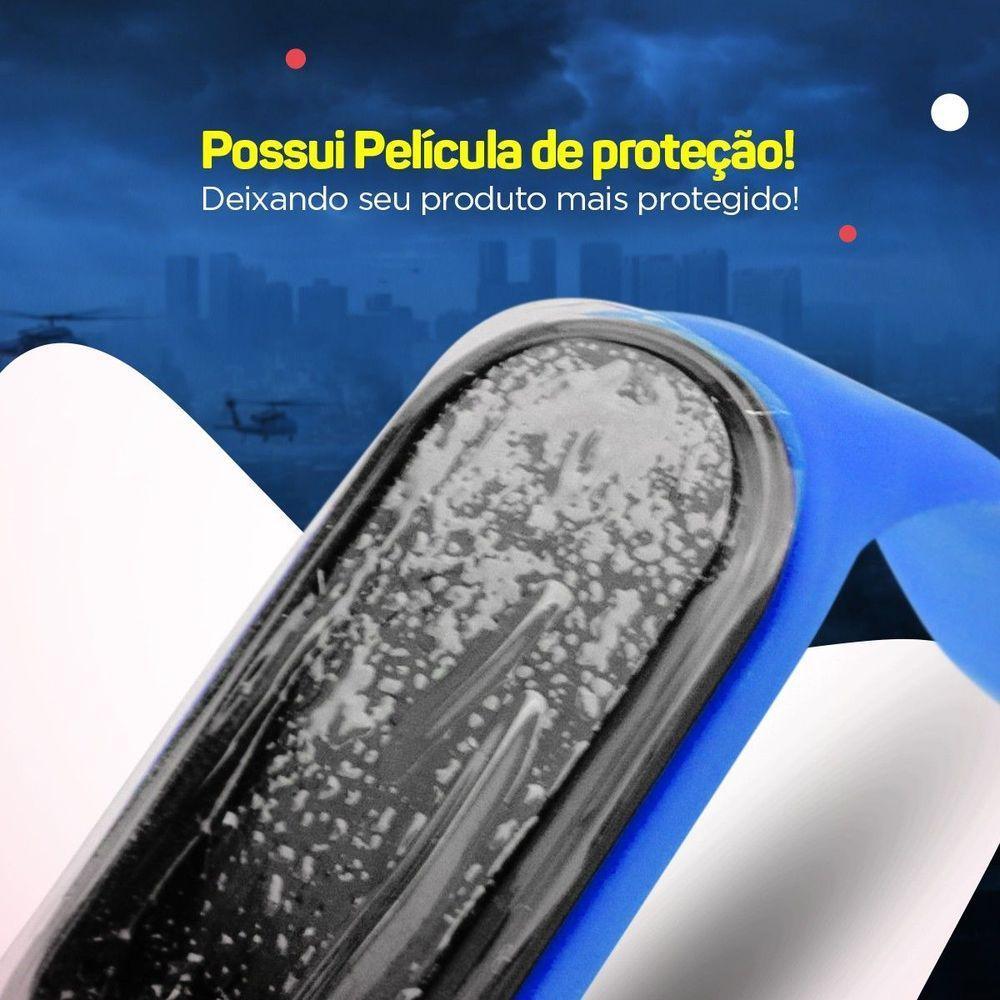 Relogio Digital Infantil Prova Dagua Heroi Capitao America Criança Presente Menino Azul Adolescente - 5