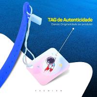 Relogio Digital Infantil Prova Dagua Heroi Capitao America Criança Presente Menino Azul Adolescente - 2