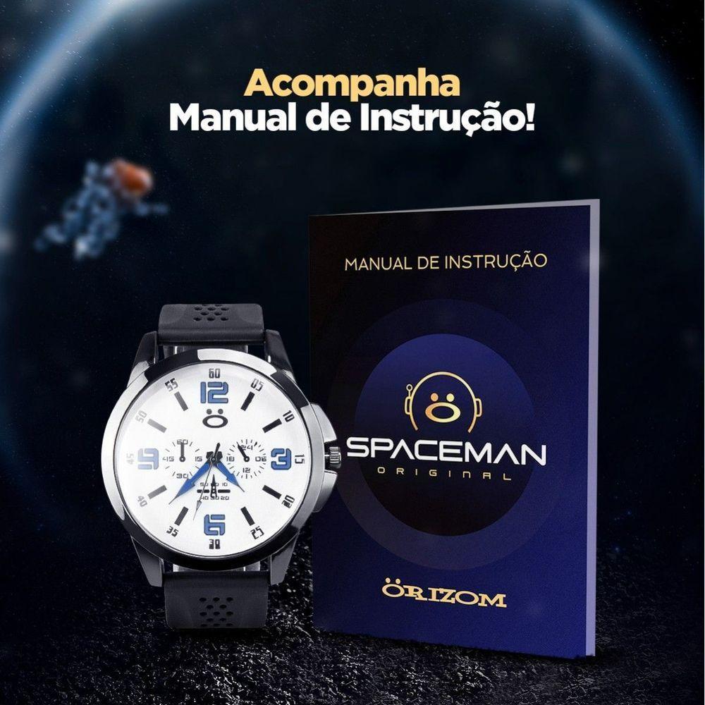 Relogio Grande Aço Inox Qualidade Preto Social Analogico Presente Branco Casual Ajustavel - 3