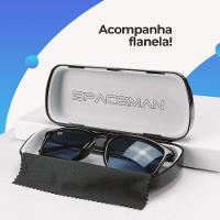 Relogio Aço Inox Masculino + Oculos Sol Proteçao Uv Case Original Presente Ajustavel Analogico - 6