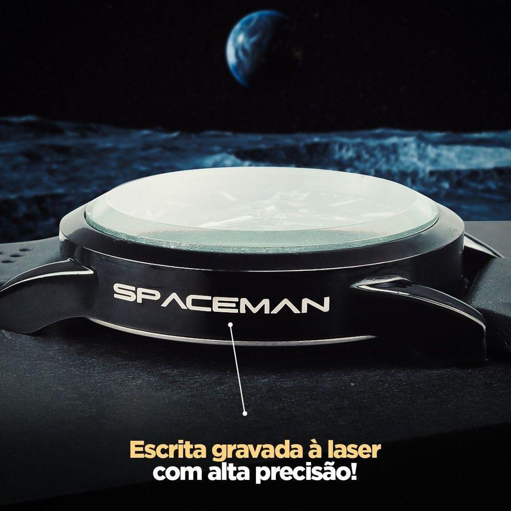 Relogio Qualidade Aço Inox Preto Silicone Social Analogico Original Presente Ajustavel - 3
