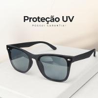 Relogio Masculino Aço Silicone + Oculos Sol Protecao Uv Presente Analogico Qualidade Branco