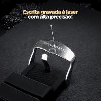 Relogio Masculino Aço Prata + Cordao Crucifixo Presente Qualidade Pulseira Ajustavel Social