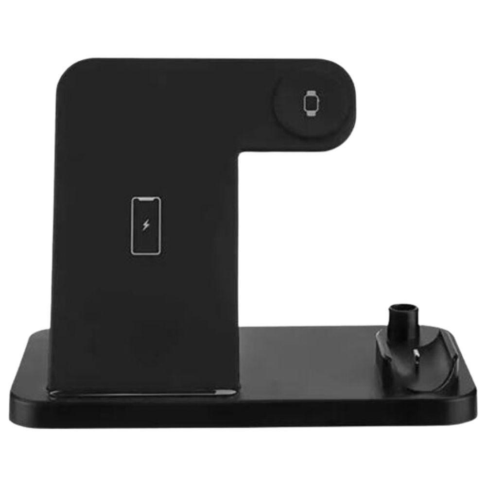 Suporte De Carregador Sem Fio 4 Em 1 Para Iphone, Apple Watch, Airpod E Apple Sem Fio Dobrável - 1