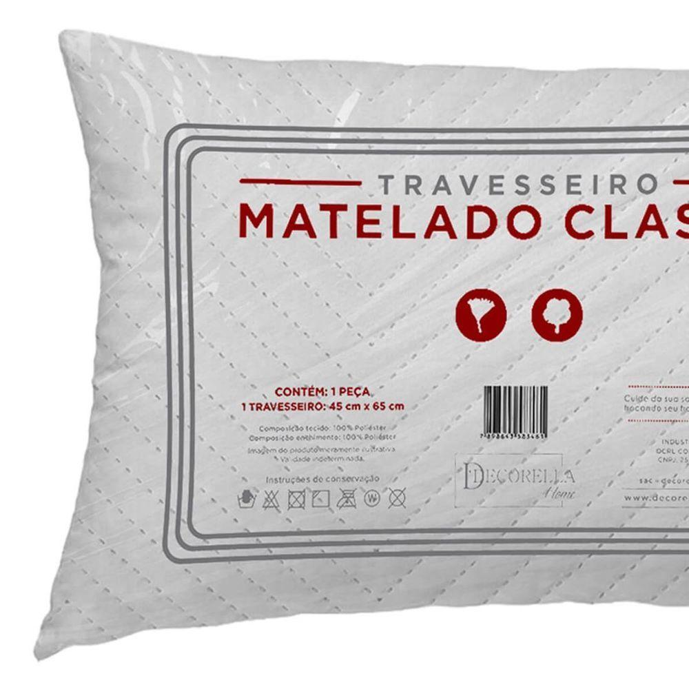 Travesseiro Suporte 65cm X 45cm Matelado Classic - 3