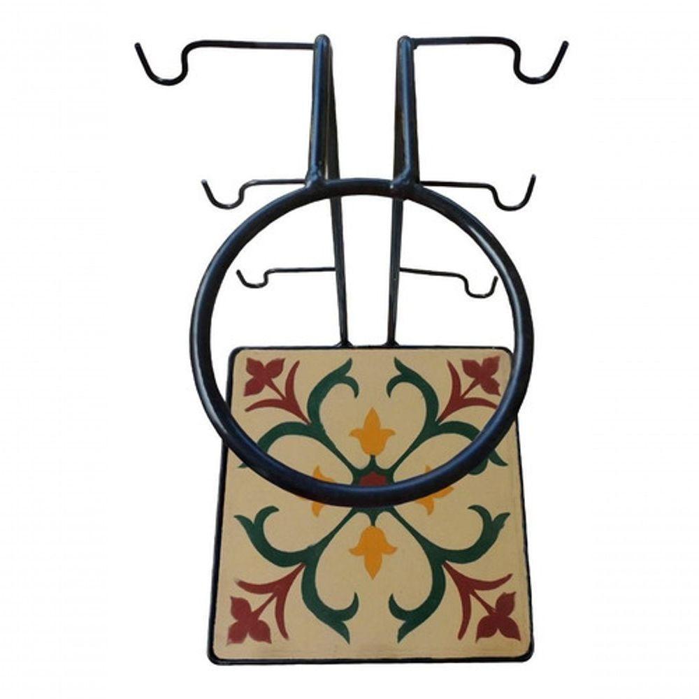 Suporte Coador Café Mancebo Filtro Ferro E Ladrilho Rústico Ladrilho D1 - 2