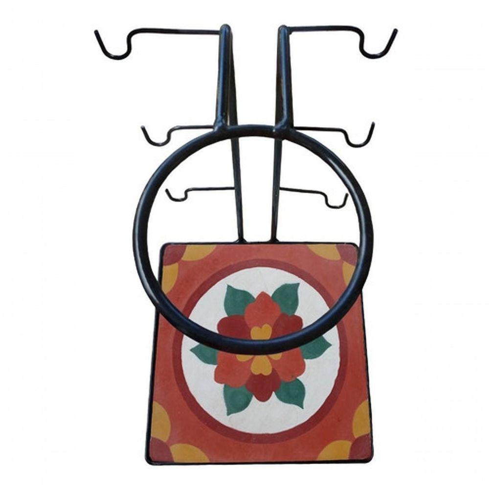 Suporte Coador Café Mancebo Filtro Ferro E Ladrilho Rústico Ladrilho F2 - 3