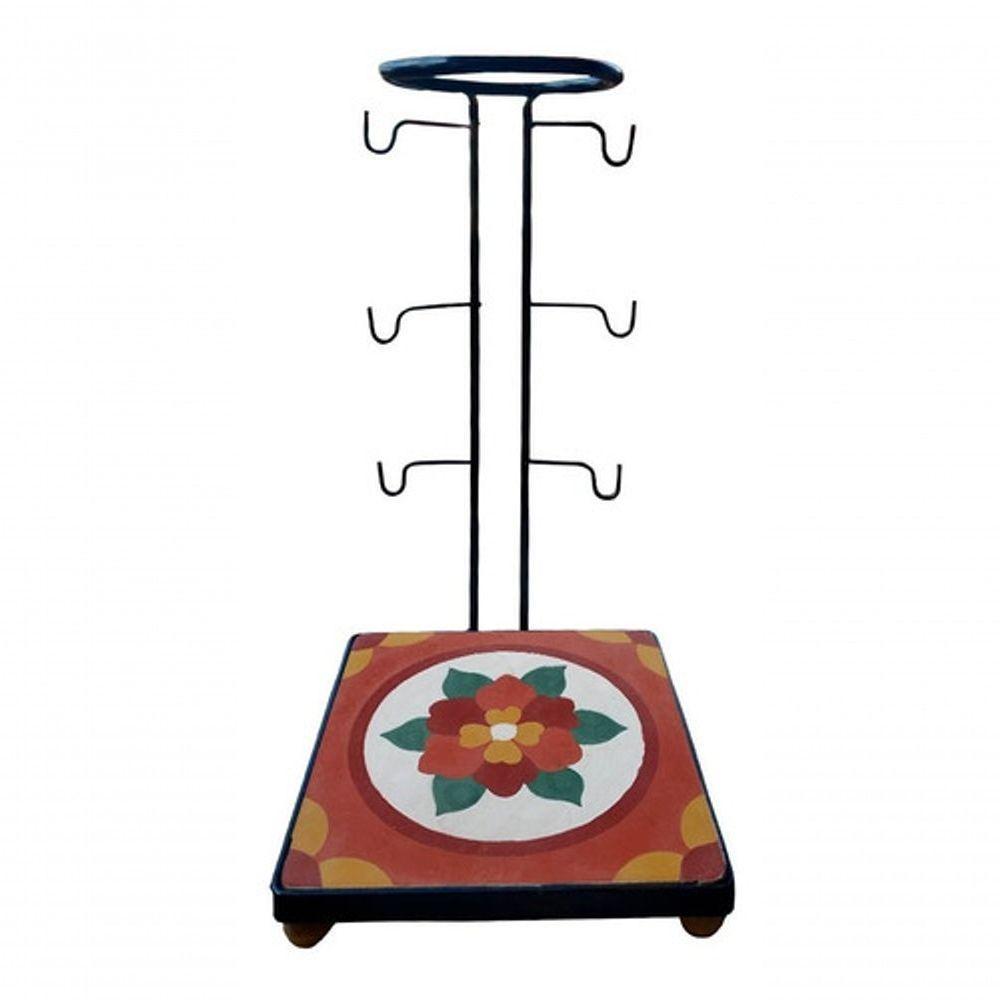 Suporte Coador Café Mancebo Filtro Ferro E Ladrilho Rústico Ladrilho F2 - 4