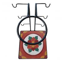 Suporte Coador Café Mancebo Filtro Ferro E Ladrilho Rústico Ladrilho F2 - 3