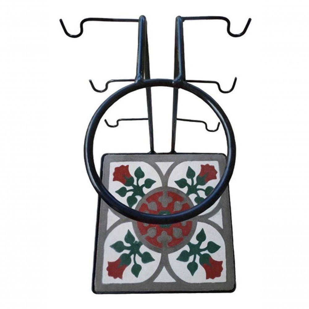 Suporte Coador Café Mancebo Filtro Ferro E Ladrilho Rústico Ladrilho B3 - 2