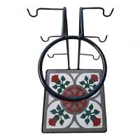 Suporte Coador Café Mancebo Filtro Ferro E Ladrilho Rústico Ladrilho B3 - 2