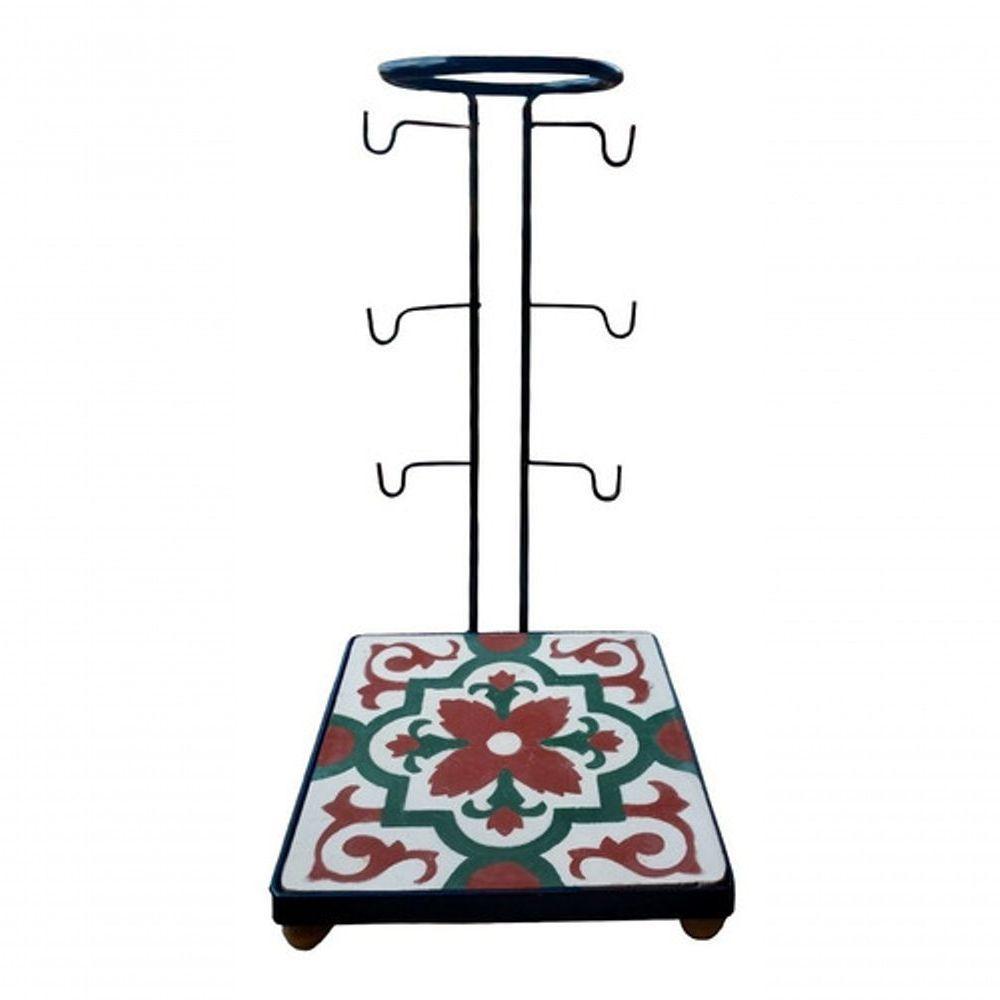 Suporte Coador Café Mancebo Filtro Ferro E Ladrilho Rústico Ladrilho A3 - 2