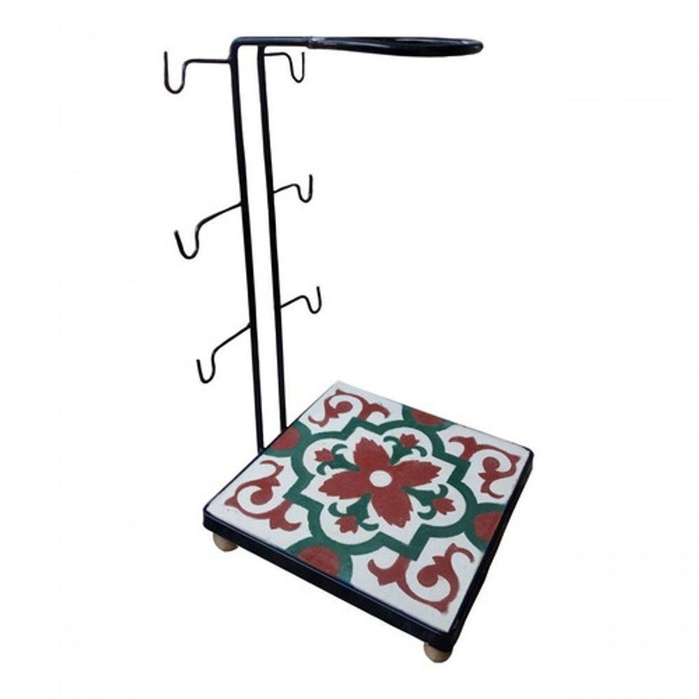 Suporte Coador Café Mancebo Filtro Ferro E Ladrilho Rústico Ladrilho A3 - 4