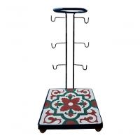 Suporte Coador Café Mancebo Filtro Ferro E Ladrilho Rústico Ladrilho A3 - 2