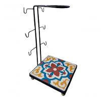 Suporte Coador Café Mancebo Filtro Ferro E Ladrilho Rústico Ladrilho A1 - 2