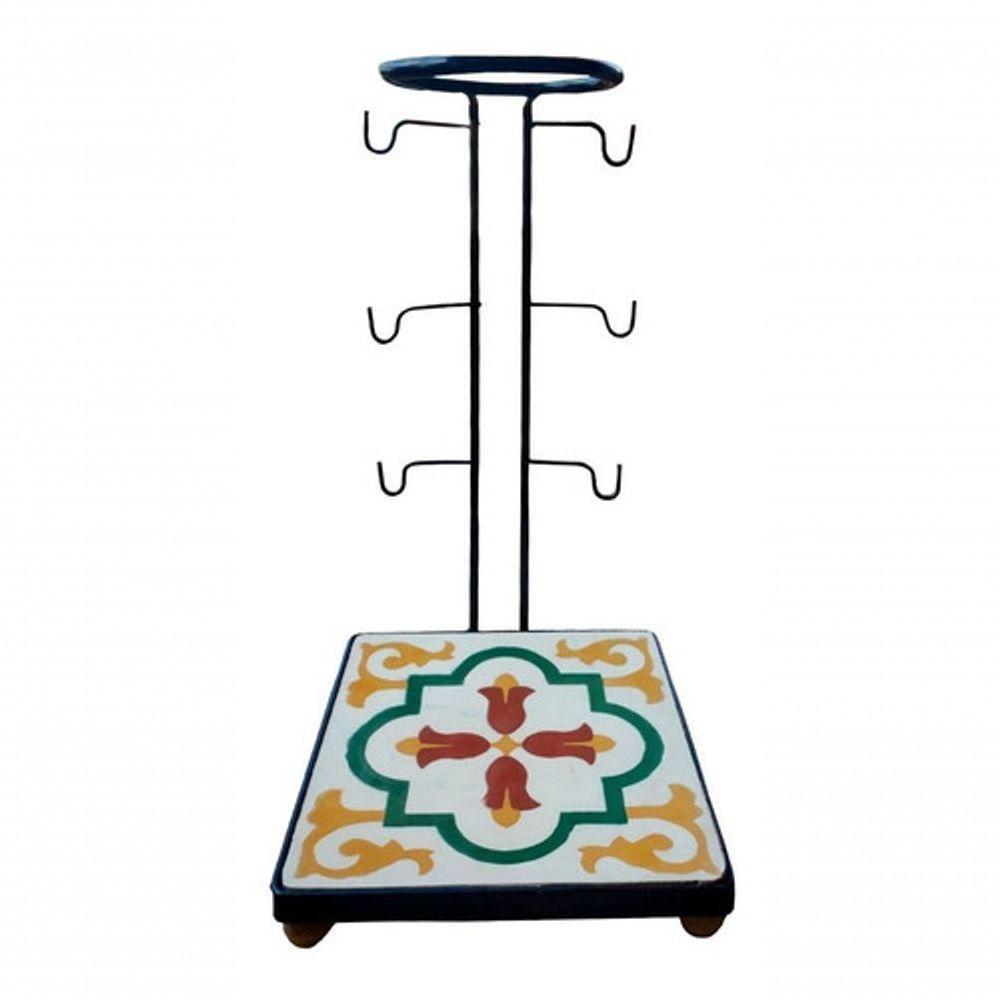 Suporte Coador Café Mancebo Filtro Ferro E Ladrilho Rústico Ladrilho E1 - 1