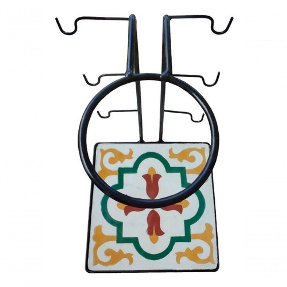 Suporte Coador Café Mancebo Filtro Ferro E Ladrilho Rústico Ladrilho E1 - 4