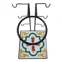 Suporte Coador Café Mancebo Filtro Ferro E Ladrilho Rústico Ladrilho E1 - 4