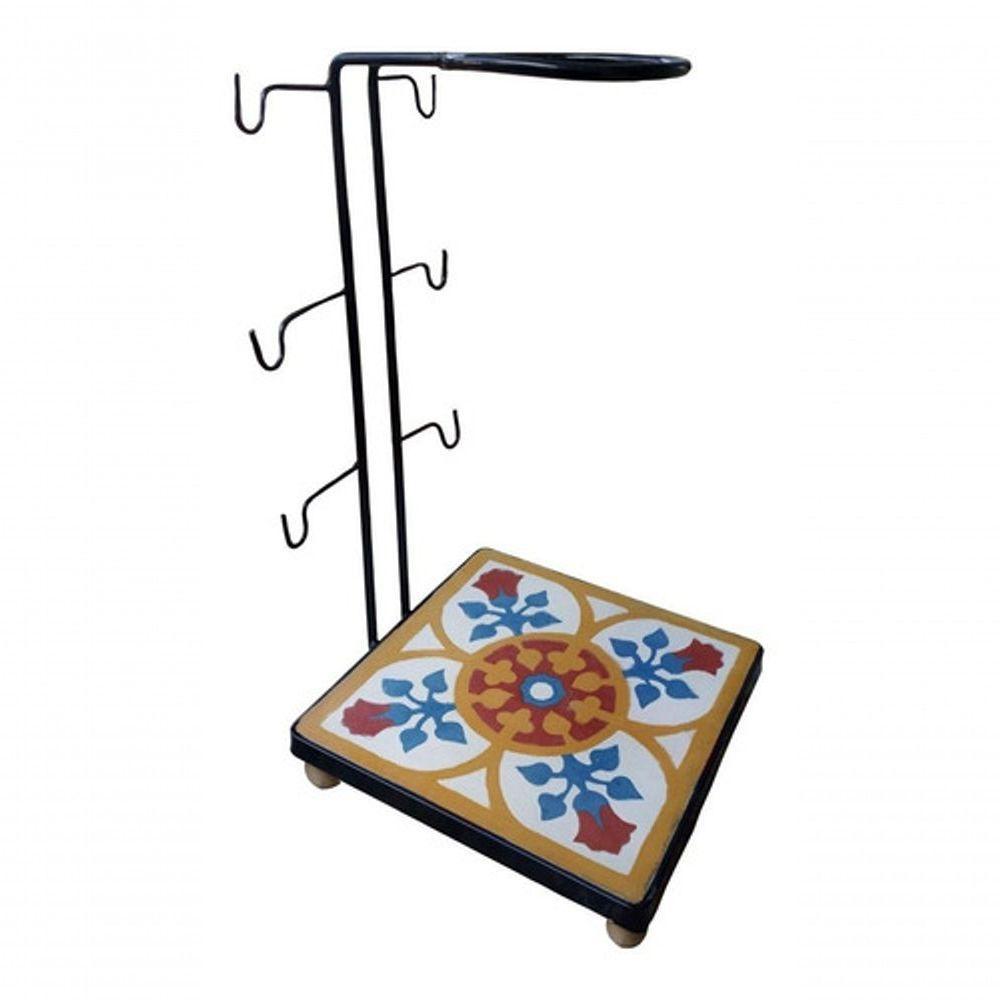 Suporte Coador Café Mancebo Filtro Ferro E Ladrilho Rústico Ladrilho B4 - 1