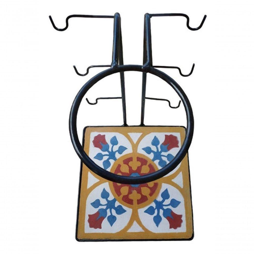 Suporte Coador Café Mancebo Filtro Ferro E Ladrilho Rústico Ladrilho B4 - 2