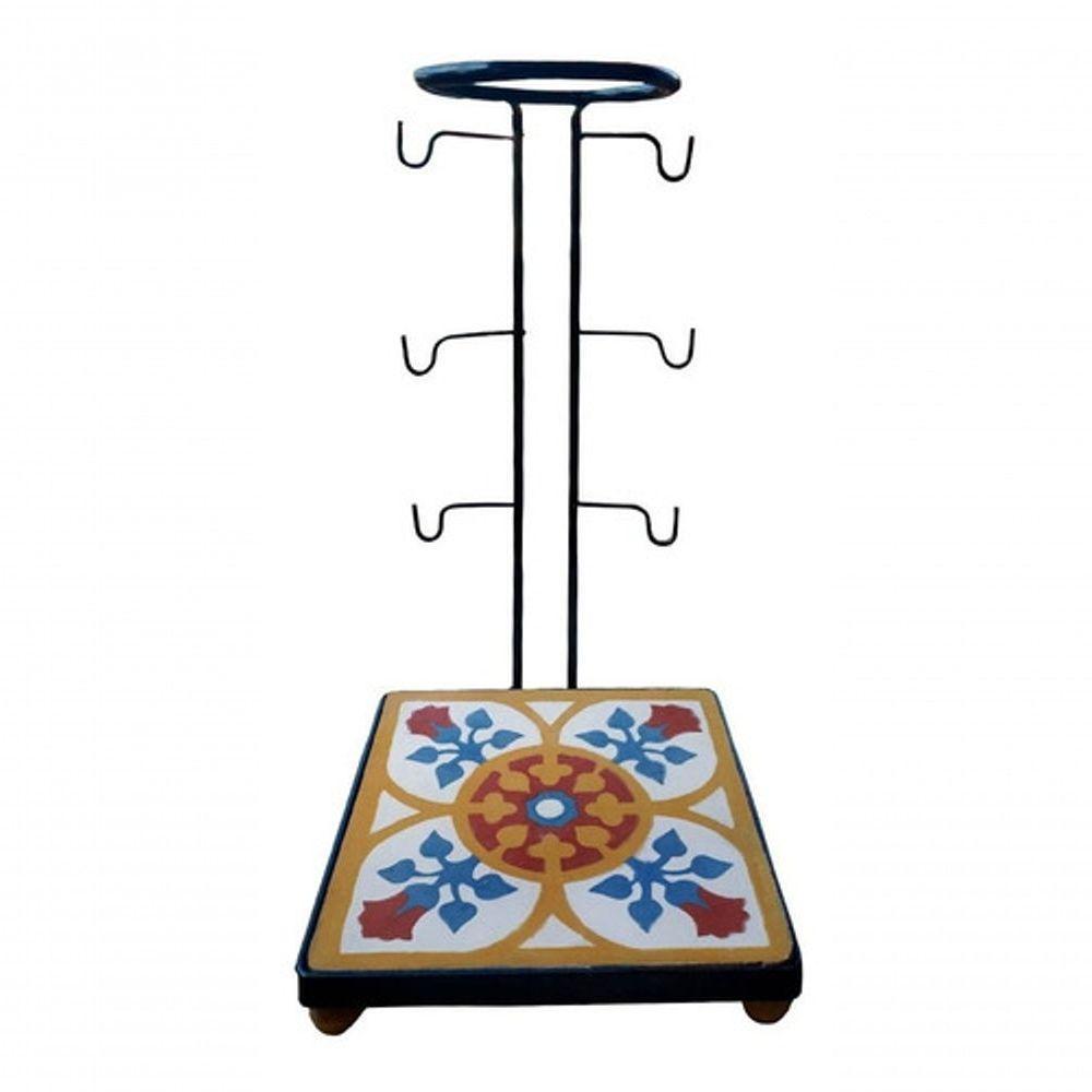 Suporte Coador Café Mancebo Filtro Ferro E Ladrilho Rústico Ladrilho B4 - 3